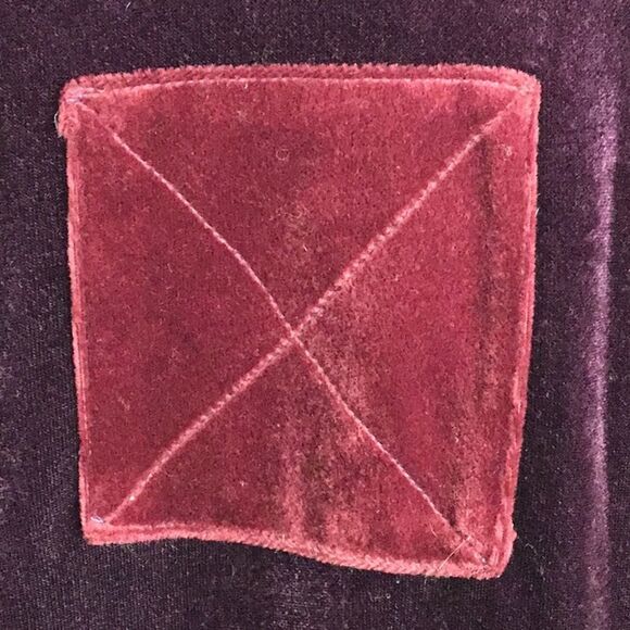 Y2K vintage velvet shacket lined sparkle buttons & pockets❤️ - Picture 8 of 9